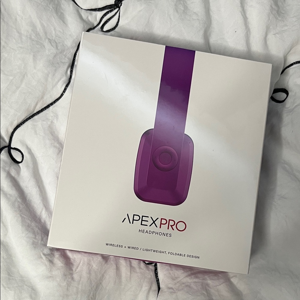 Apex Pro Foldable Headphones in Bold Purple
